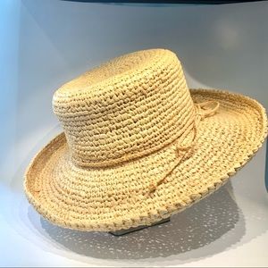 Cybrrr Raffia Straw Hat Lime New! Style# A83947